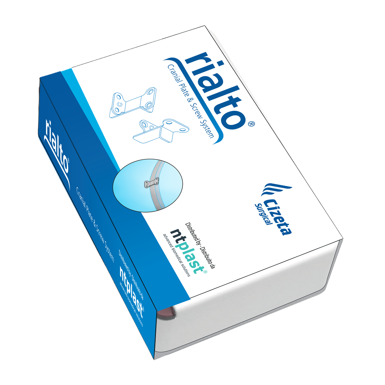 RIALTO system for augmentative craniectomy packaging